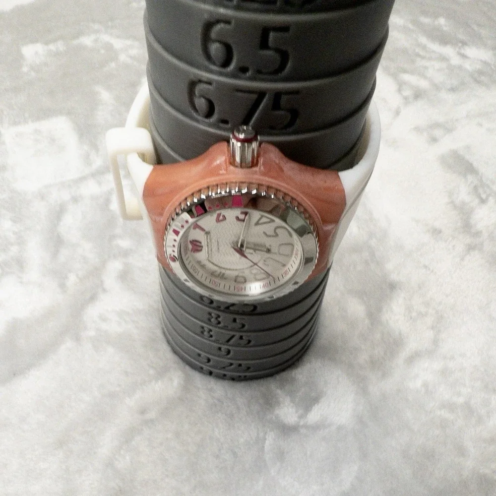 Technomarine Cruise Pink White 41mm Divers Watch Womens TM-110058